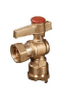 Brass angle lockable ball valve with Compression end NR-L007