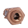 Lead free bronze dual cartridge check valve NR-C012