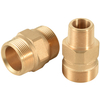 Brass male adaptor with pack joint nut NR-I013