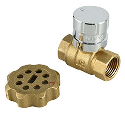 Brass Magnetic Lockable Ball Valve