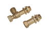 Brass lockable ball valve and expansion nipple NR-L025