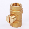 Brass lockable ball valve NR-L052