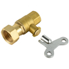 Brass lockable ball valve NR-L009