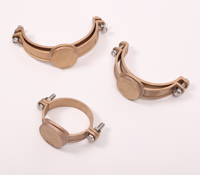 Bronze Flat boss saddle for PVC/PE pipe NR-F012