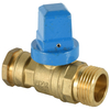 Brass ball valve with square cast iron handle NR-B041