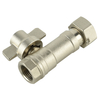 Brass Telescopic Lockable nickel plated Ball Valve NR-L043