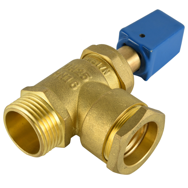 Brass Vertical Stop Valve with Square Cast Iron Handle NR-S007