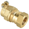  Brass female adaptor with pack joint nut NR-I010