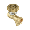 Brass Variant Lockable Ball Valve And Strainer NR-L003