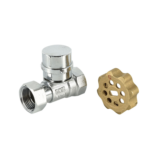 Brass One-piece Lockable Ball Valve NR-L004
