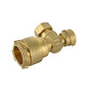 Brass Angle Water Meter Lockable Ball Valve NR-L005