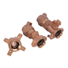 Lead free bronze water meter accessories with pack joint nut NR-W008 