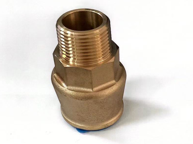 Gunmetal pushfit male adaptor connect with PE pipe（NR-F015）
