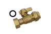 Brass lockable ball valve with compression end NR-L056