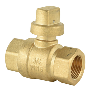 Brass ball valve with brass handle NR-B012