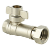 Brass Telescopic Lockable nickel plated Ball Valve NR-L043