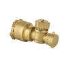 Brass Angle Water Meter Lockable Ball Valve NR-L005