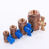 Lead Free Bronze Lockable Ball Valve NR-L046