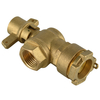 Brass angle lockable ball valve NR-L020