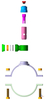  Bronze self-tapping ferrule straps with compression end （NR-F008）
