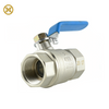 Durable Forged Brass Full Port Valve with Side Drain and Lever Handle for Shut off 2 Way Brass Ball Valve