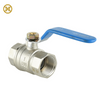 Durable Forged Brass Full Port Valve with Side Drain and Lever Handle for Shut off 2 Way Brass Ball Valve